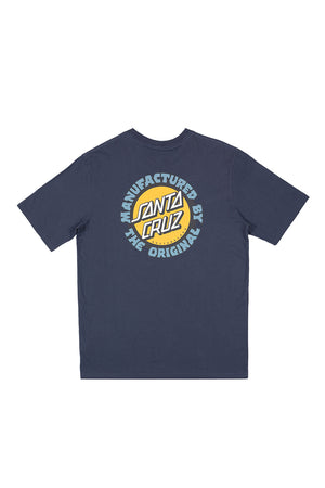 Santa Cruz Speed Mfg Dot Puff Short Sleeve Tee Navy