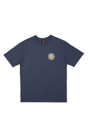 Santa Cruz Speed Mfg Dot Puff Short Sleeve Tee Navy