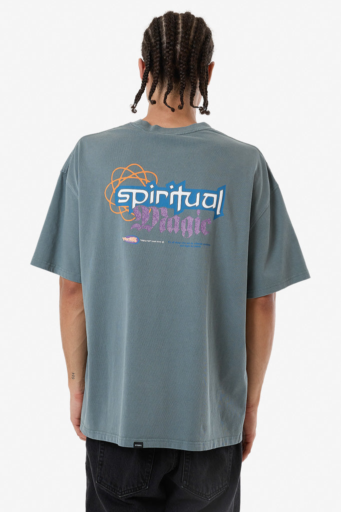 Thrills Spiritual Magic Box Fit Oversize Tee Stormy Sea