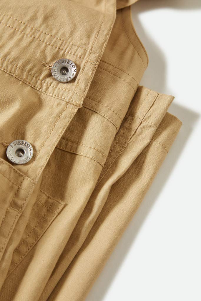 Brixton Womens Utility Overall Pale Khaki