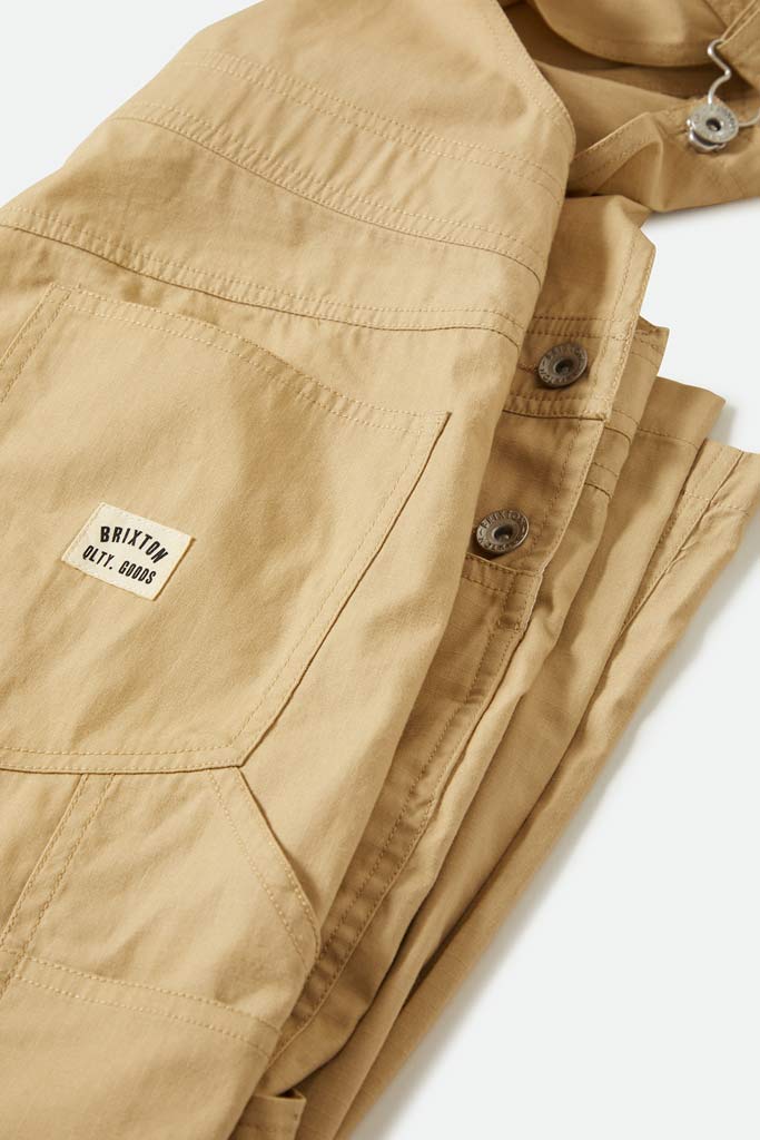 Brixton Womens Utility Overall Pale Khaki