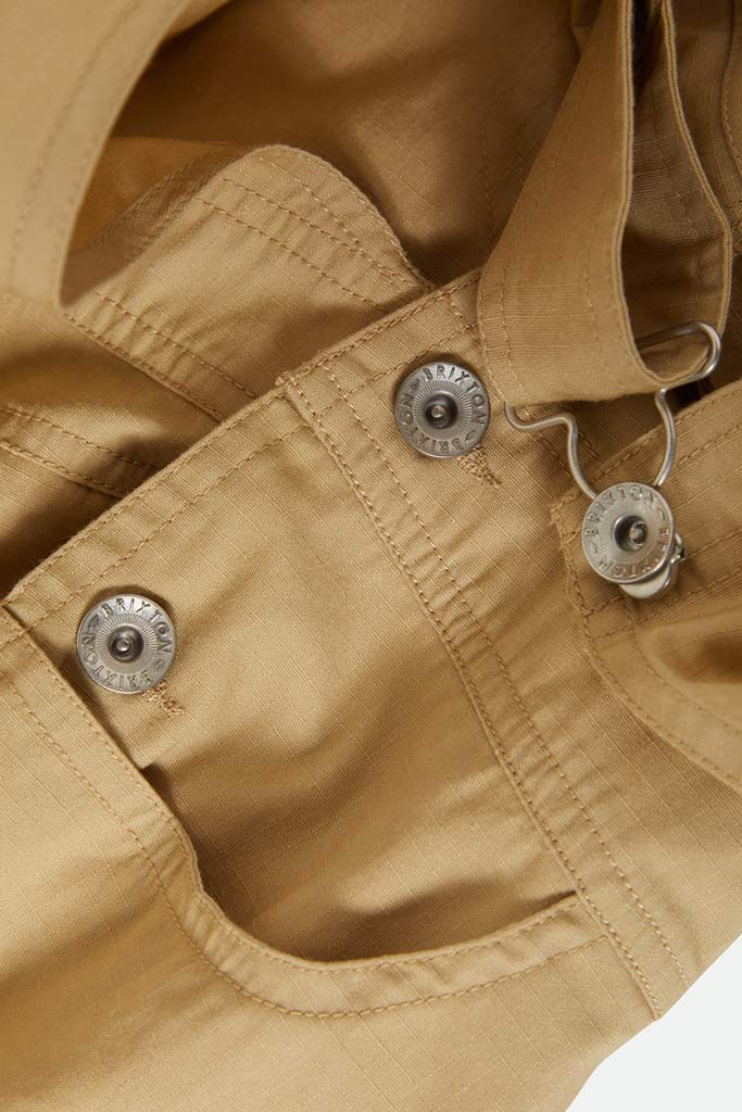 Brixton Womens Utility Overall Pale Khaki