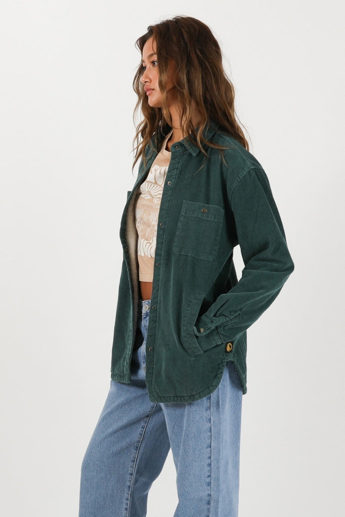 T&C Whaler Cord Jacket Emerald
