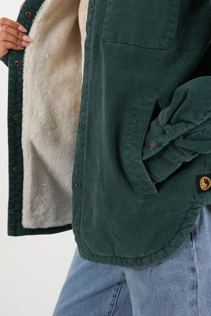 T&C Whaler Cord Jacket Emerald