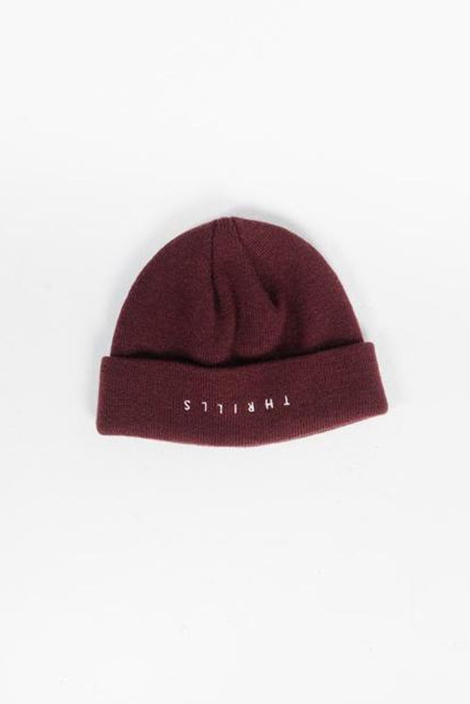 Thrills Minimal Thrills Beanie Blood Red