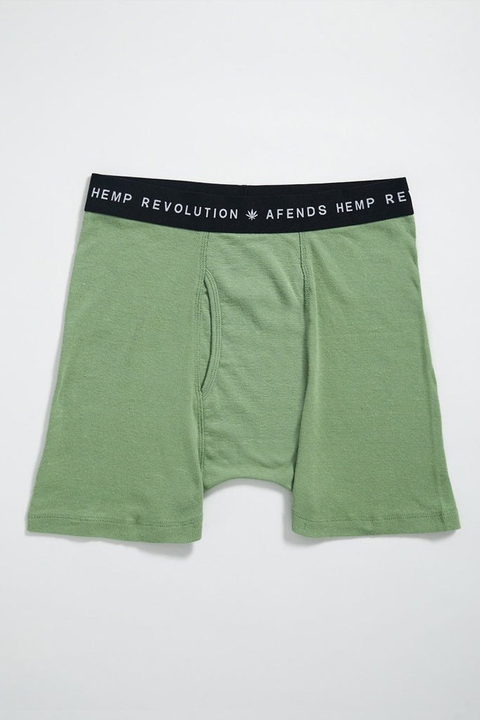 Afends THC Hemp Boxer Briefs Olive