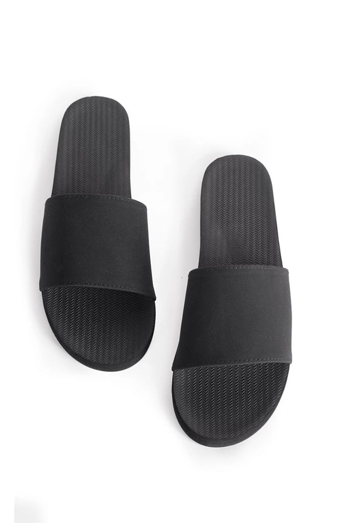 Indosole Womens Essentials Slide Black