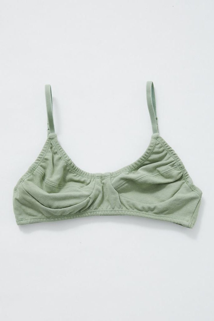 Afends Lolly Hemp Bralette Moss