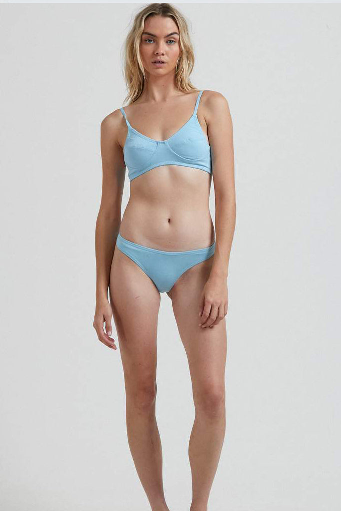 Afends Lolly Hemp Bralette Sky Blue