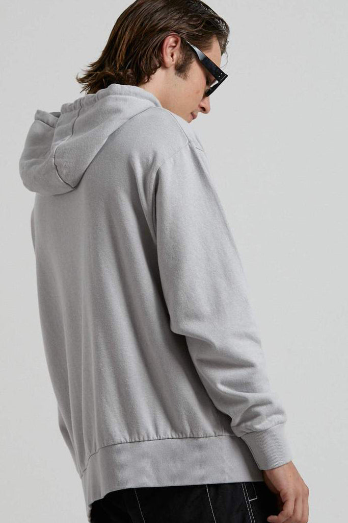 Afends THC Hemp Oversized Pull On Hood Glacier