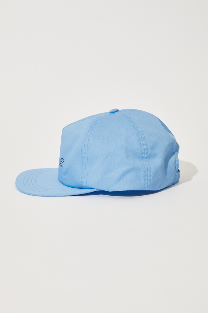 Afends Outline Recycled - Recycled 5 Panel Cap - Sky Blue