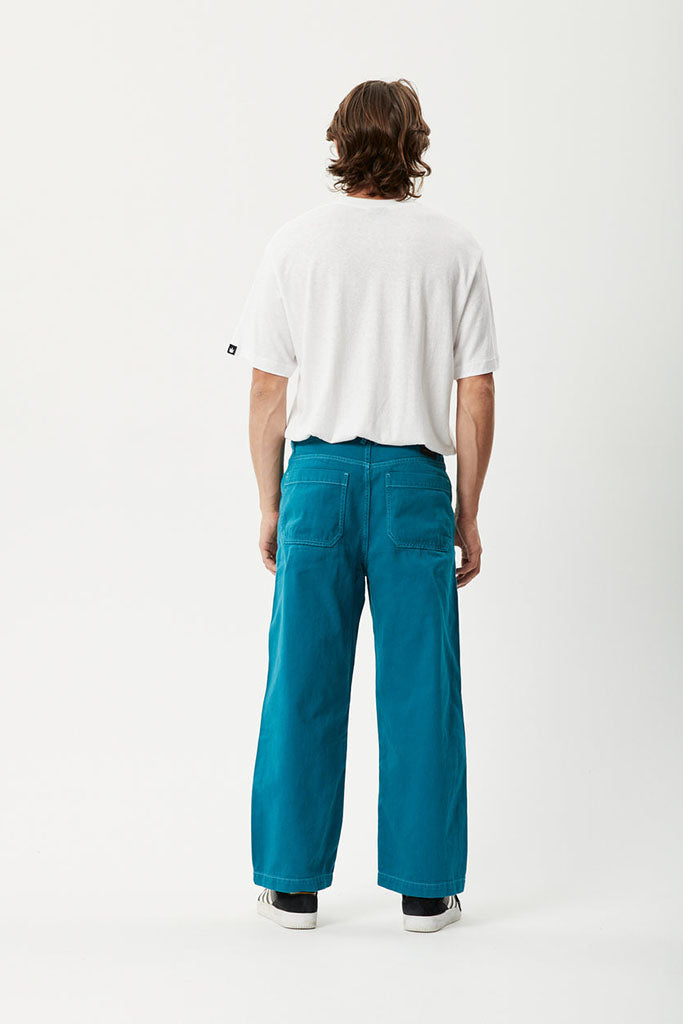 Afends Pablo - Recycled Baggy Pants - Azure