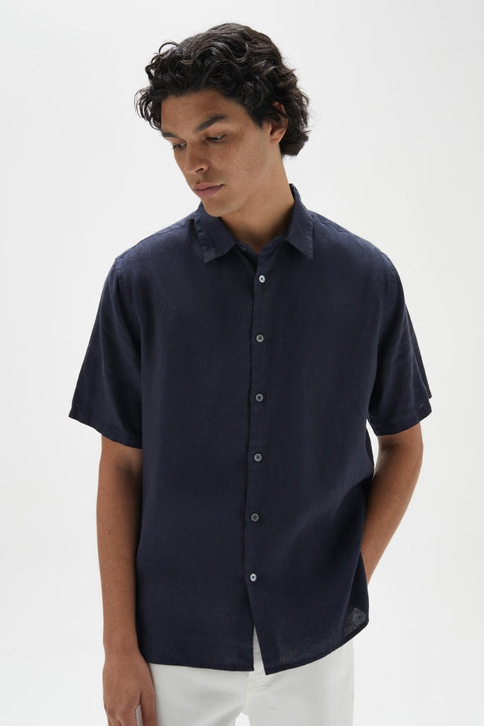 Assembly Casual Short Sleeve Shirt True Navy