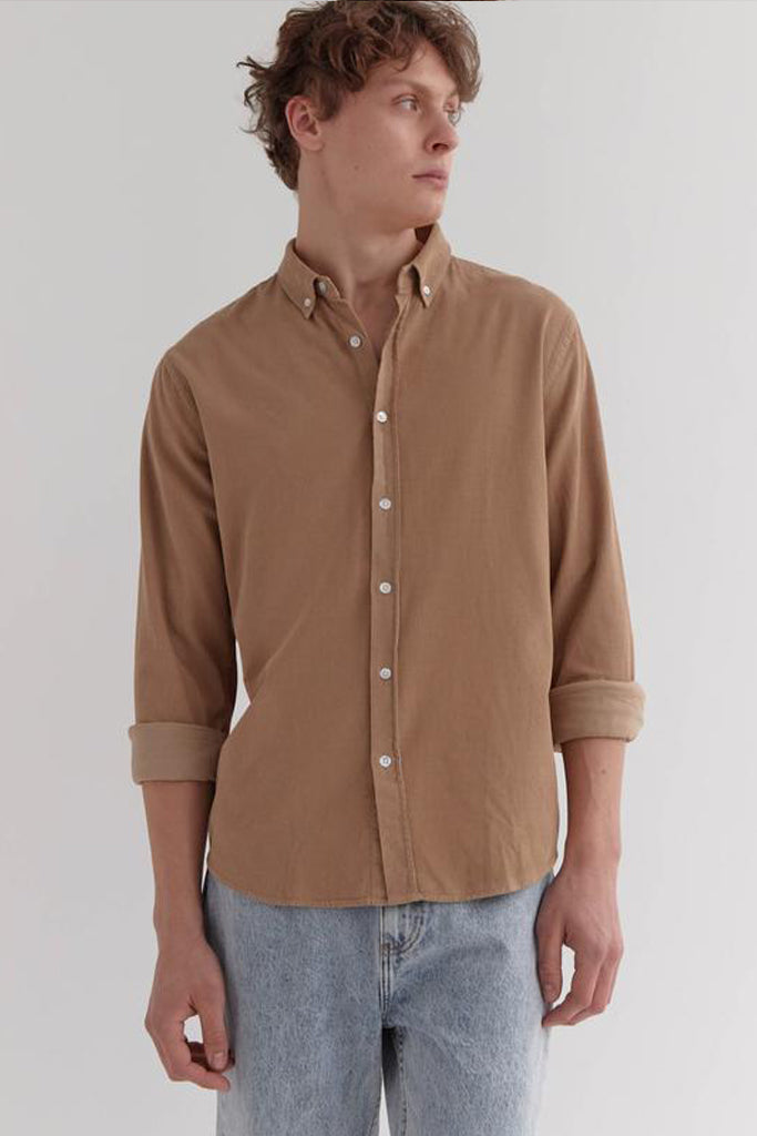 Assembly Mens Shirt Cord Camel