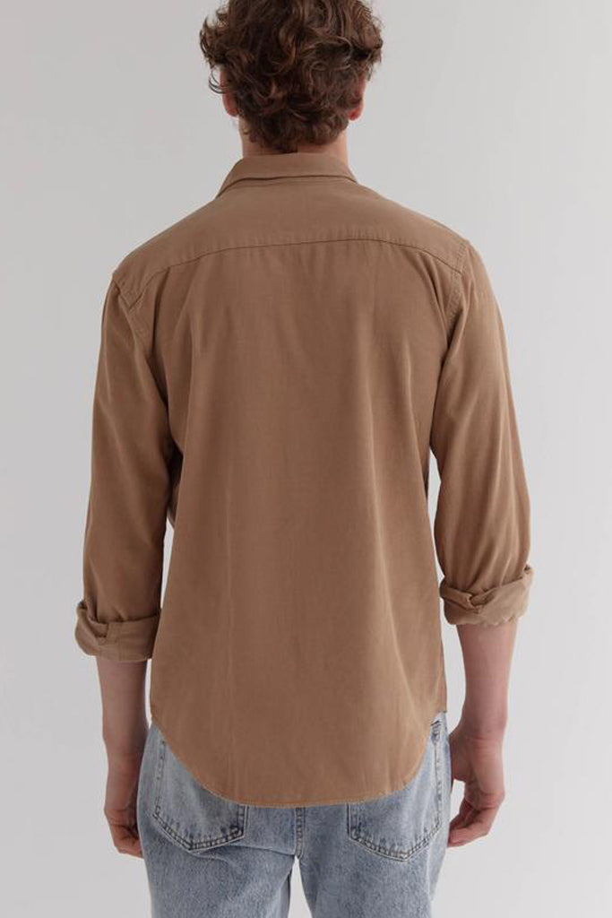 Assembly Mens Shirt Cord Camel