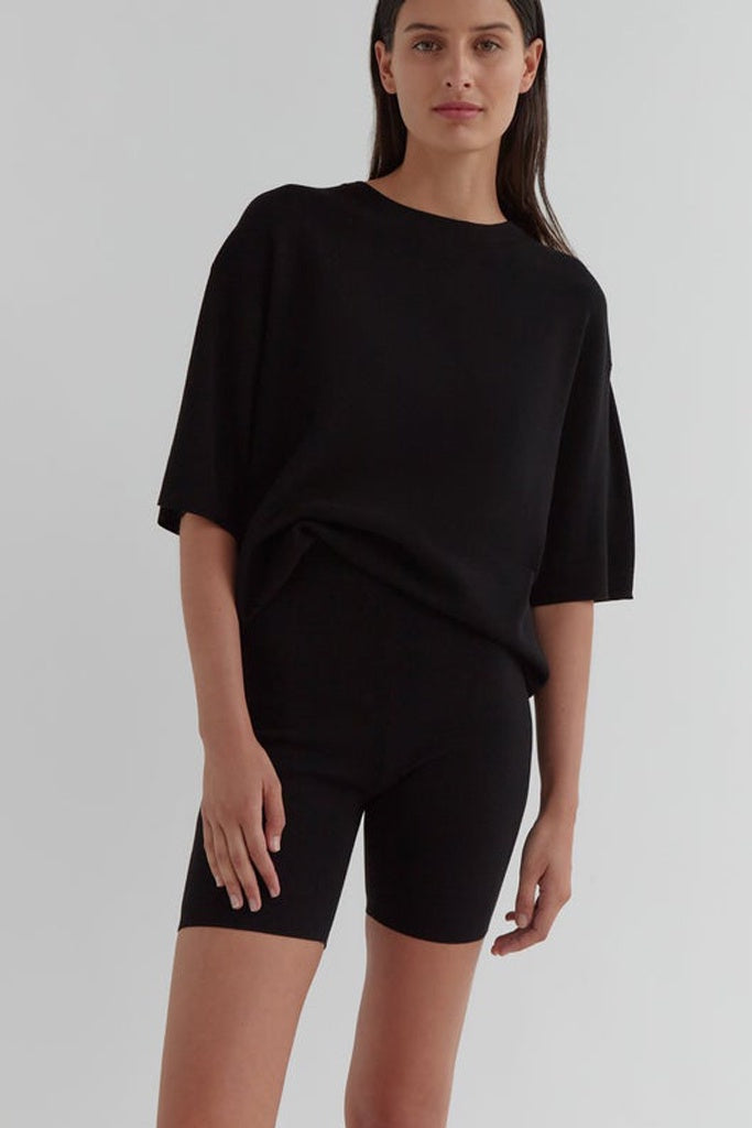 Assembly Milano Knit Short Black