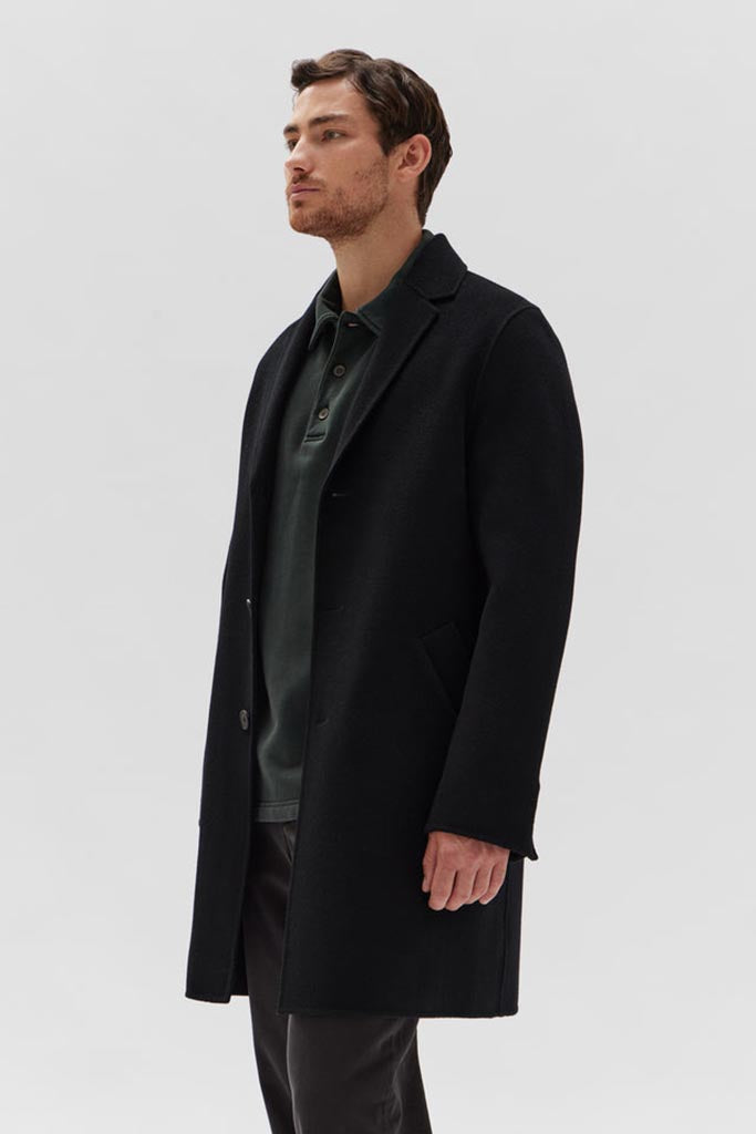 Assembly Arlo Wool Coat Black