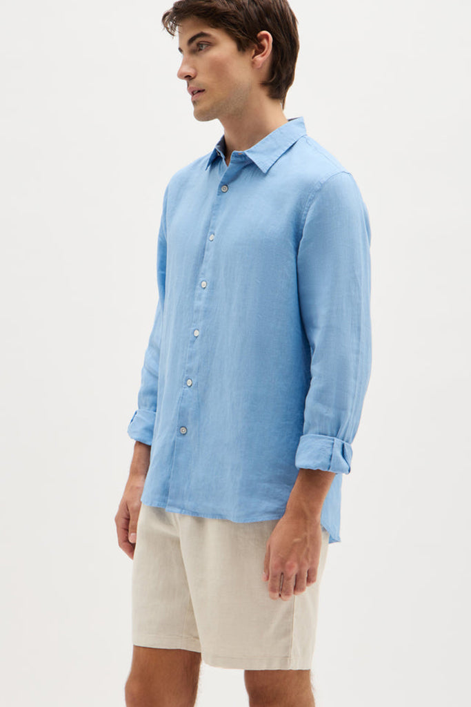 Assembly Casual L/S Shirt Cornflower Blue