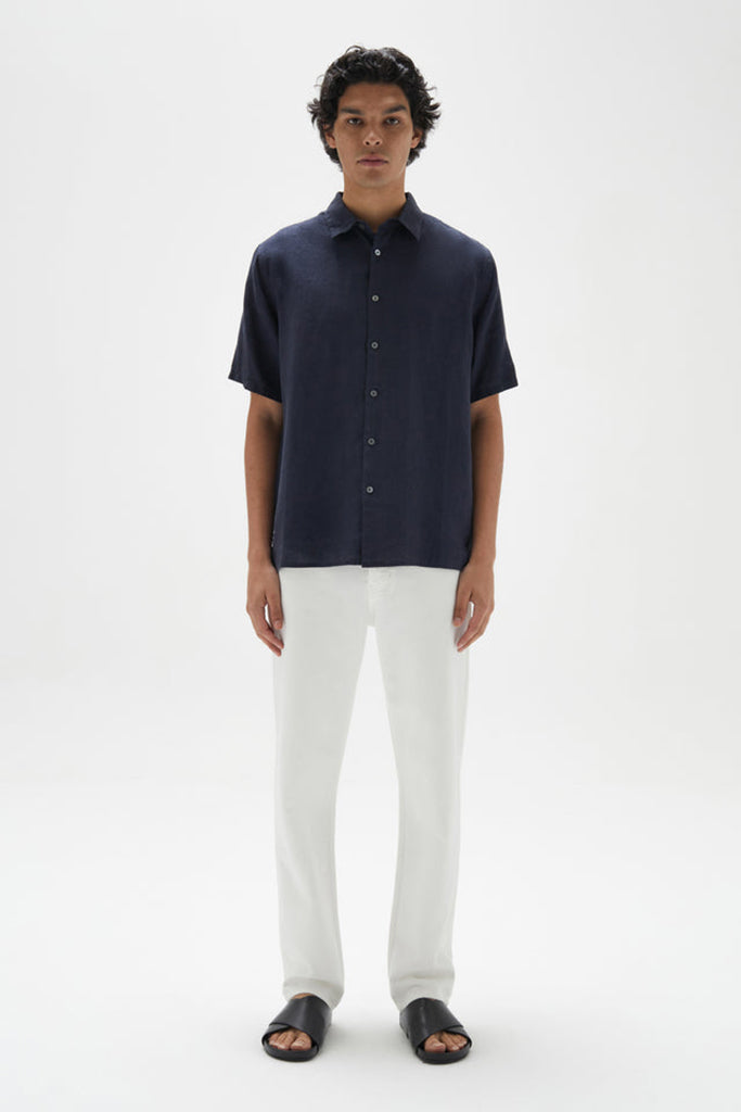 Assembly Casual Short Sleeve Shirt True Navy