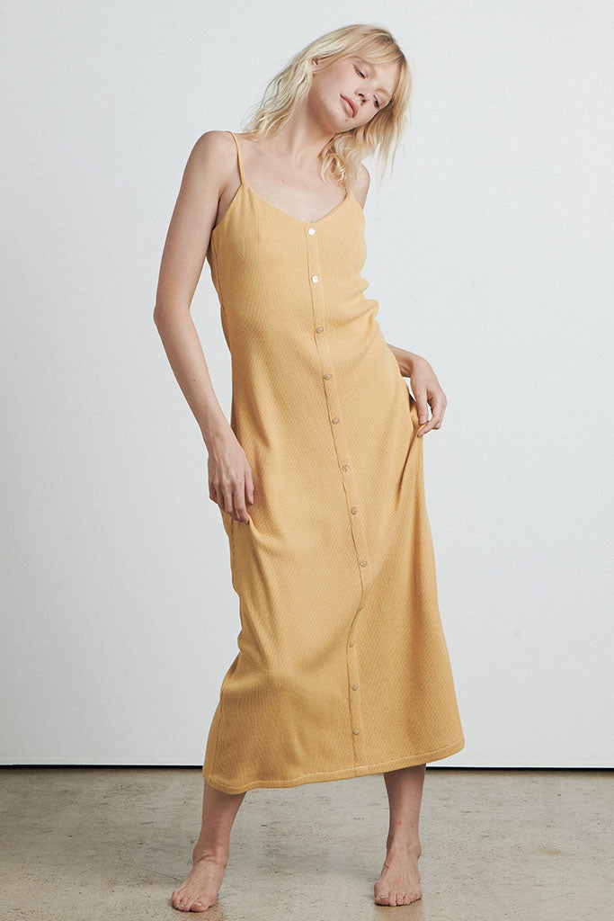 Bare By Charlie Holiday The Waffle Dress Manuka