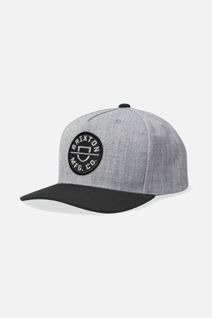 Brixton Crest C Mp Snapback Heather Grey/Black