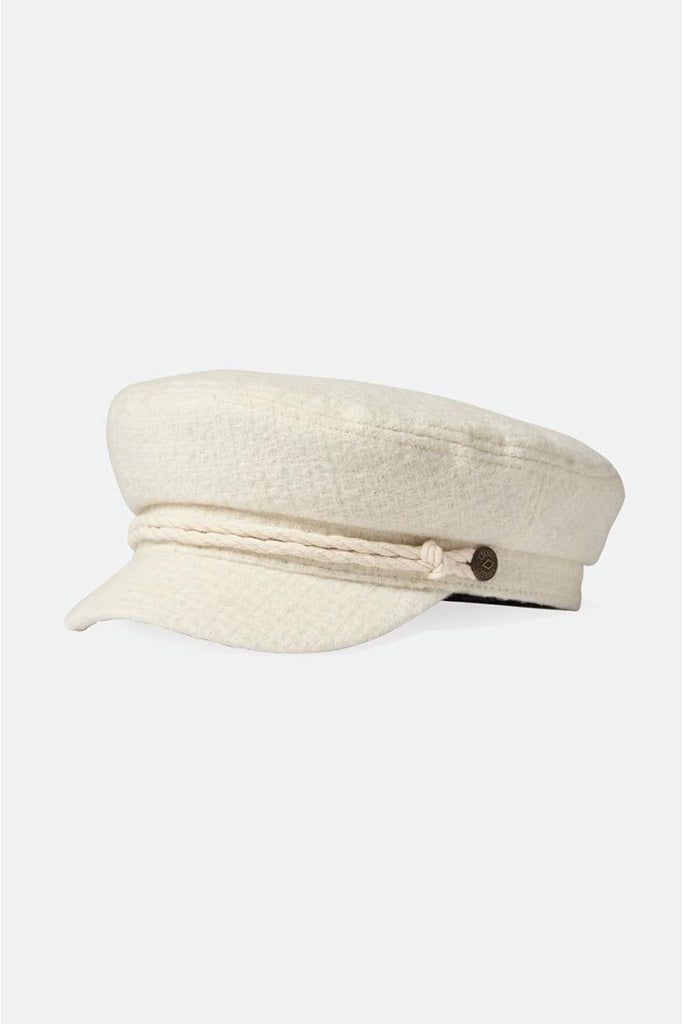 Brixton Fiddler Cap Off White Boucle