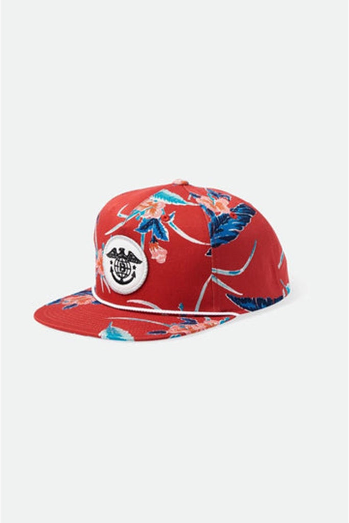 Brixton Global MP Snapback Aloha Red