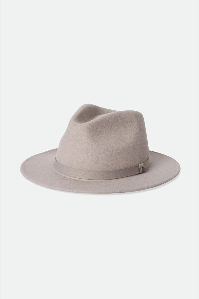 Brixton Messer Packable Fedora Oatmeal