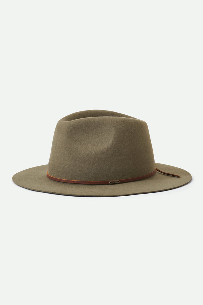 Brixton Wesley Fedora Military Olive