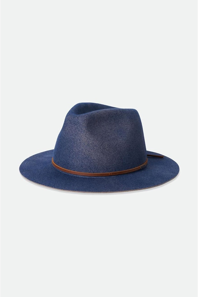 Brixton Wesley Fedora Ombre Blue Worn Wash