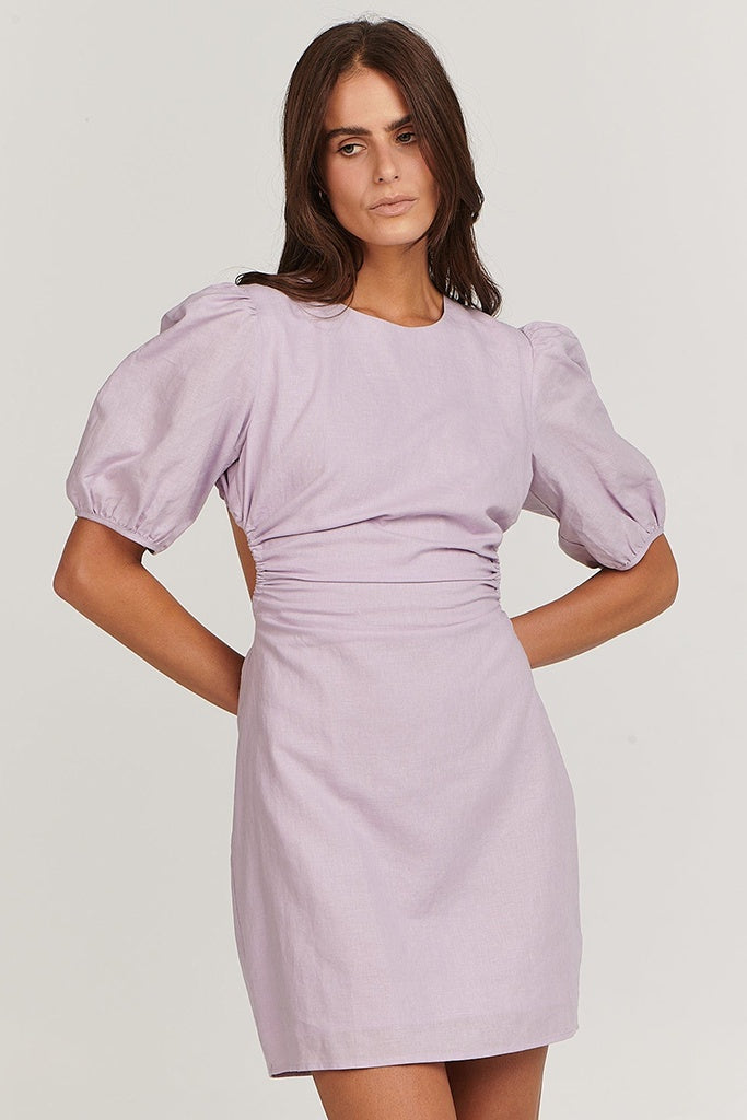 Charlie Holiday Healey Mini Dress Lilac