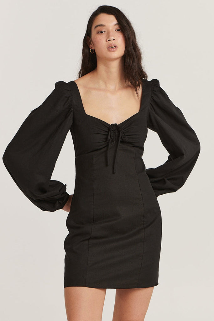 Charlie Holiday Andrea Mini Dress Black