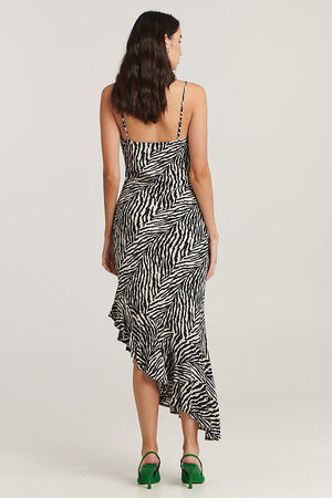 Charlie Holiday Bahama Midi Dress Zebra