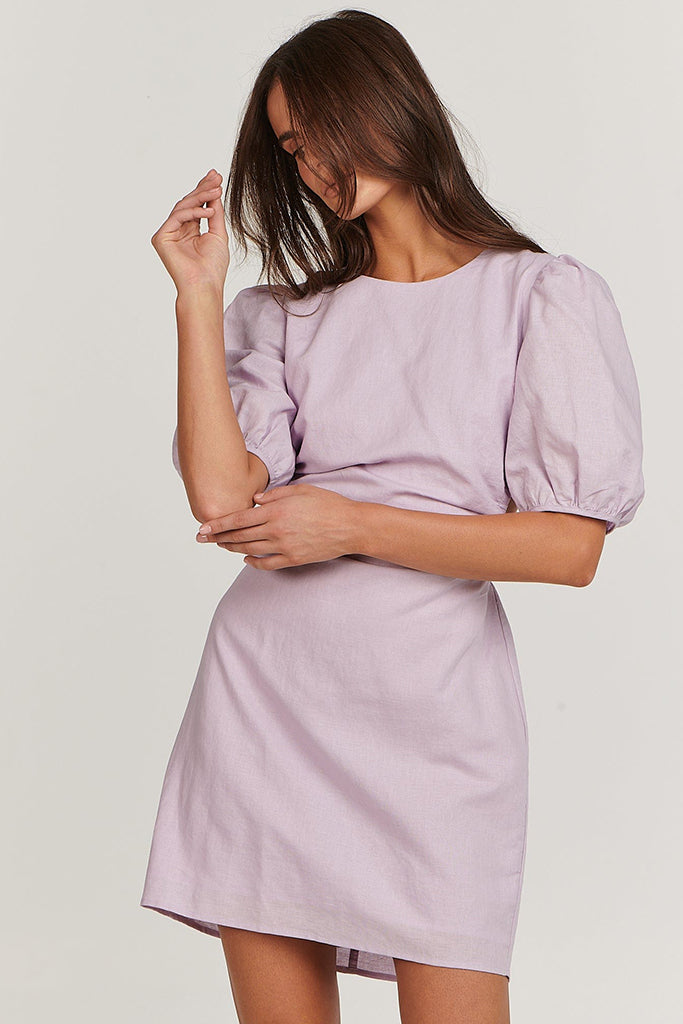 Charlie Holiday Healey Mini Dress Lilac