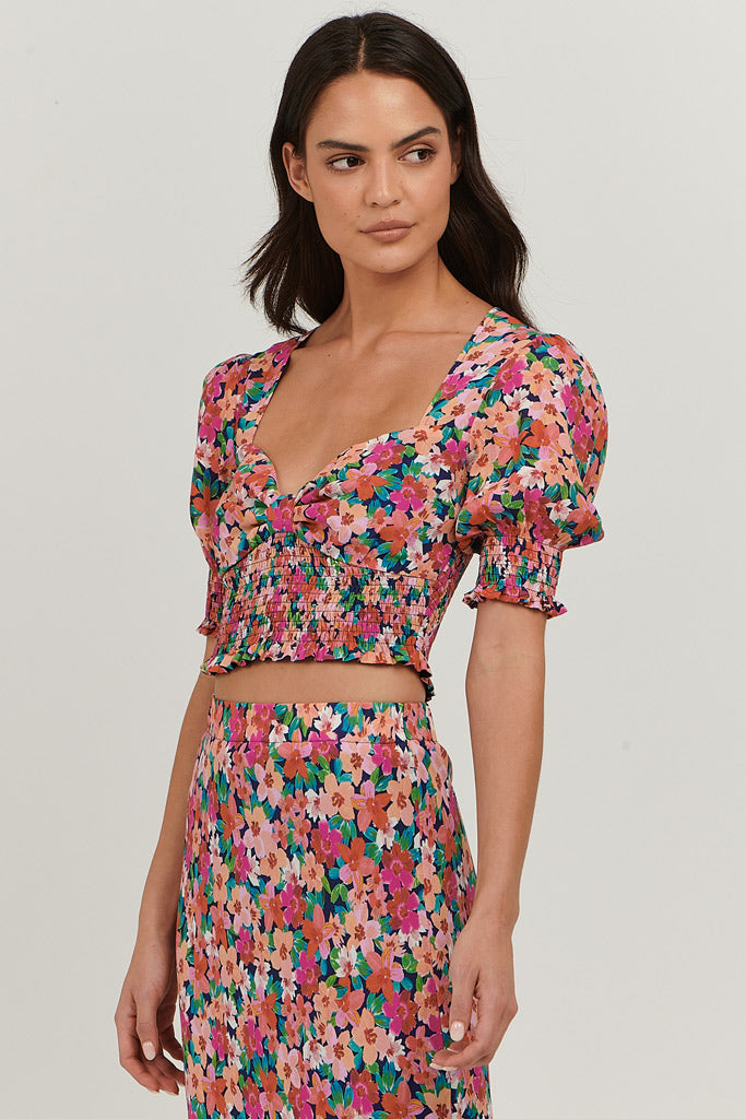 Charlie Holiday Valentina Top Femme Floral