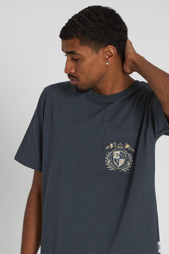 Crate Club Members Pocket Tee Navy