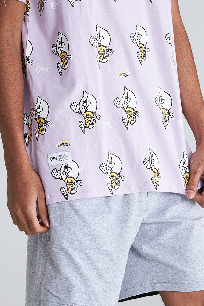 Crate X Mr Whippy All Over Tee Lilac