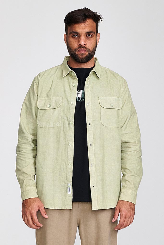 Critical Slide Lazy Boy LS Shirt Sage