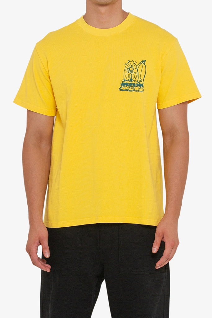 Deus Ninety Three Tee Mimosa Yellow