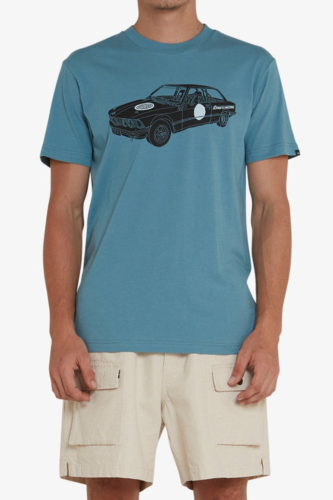 Deus Rallyeye Tee Smoke Blue