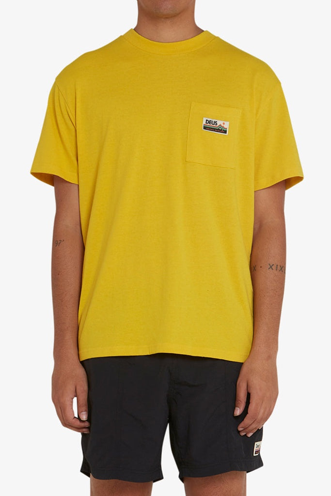 Deus Tango Pocket Tee Super Lemon