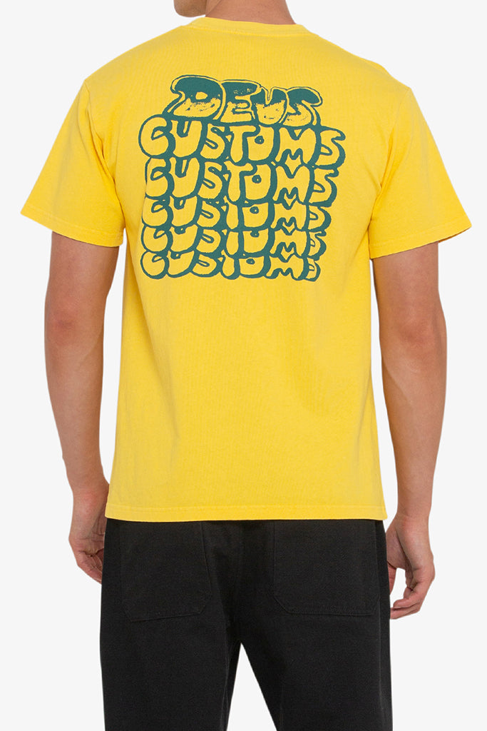 Deus Ninety Three Tee Mimosa Yellow