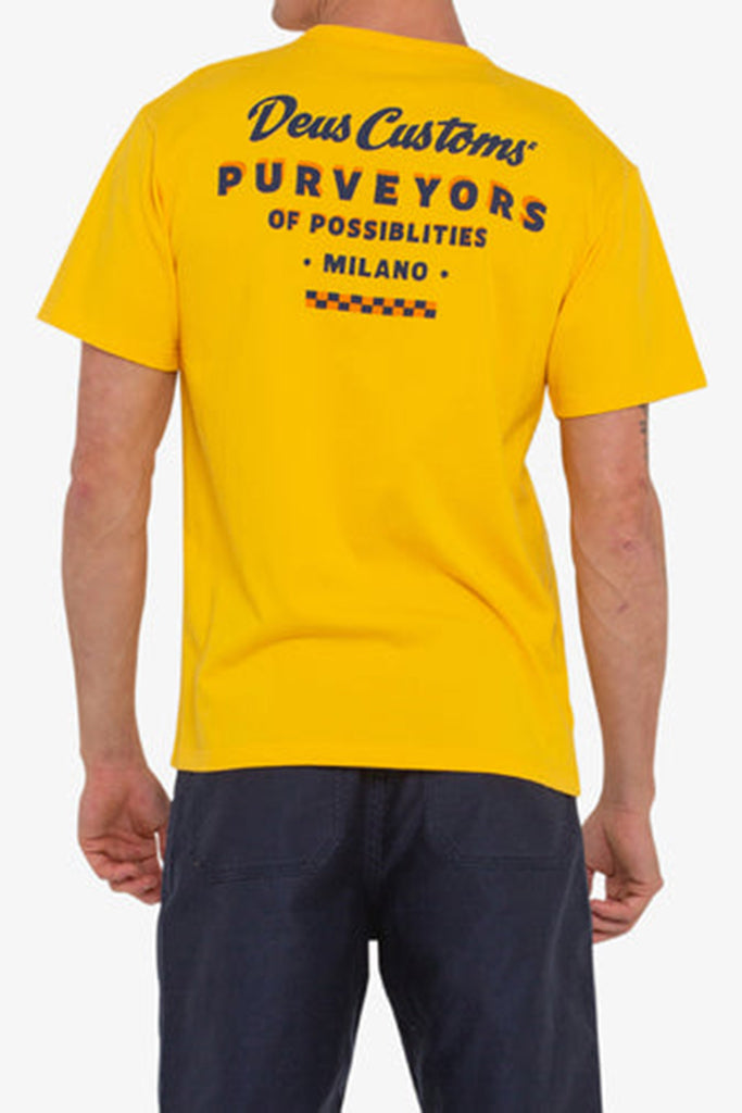 Deus Starboard Tee Spectra Yellow