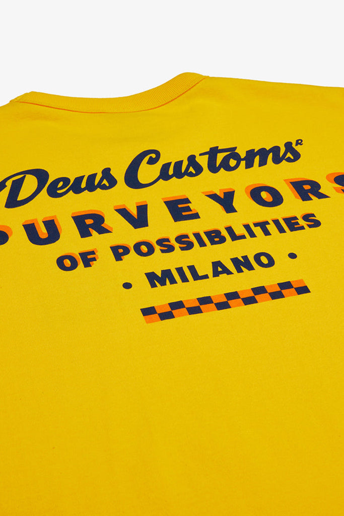 Deus Starboard Tee Spectra Yellow