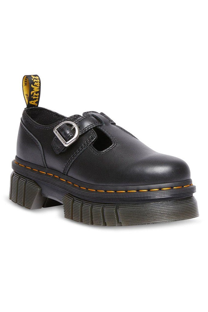 Dr Martens Audrick T-Bar Mary Jane Shoe Black Nappa Lux Black Nappa Lux