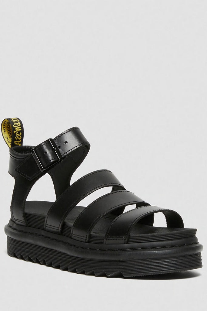 Black dr marten sandals deals