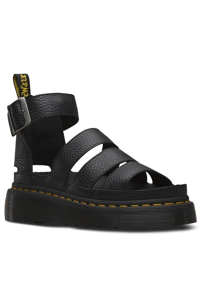 Dr Martens Clarissa II Quad Strap Sandal Black Milled Nappa