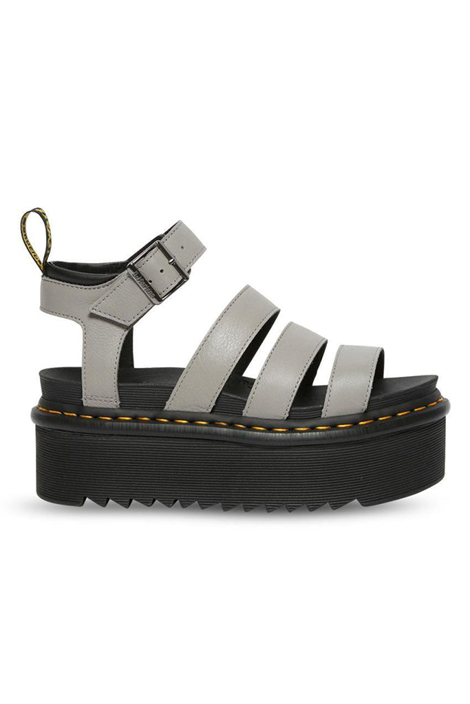 Dr Martens Blaire Quad 3 Strap Sandal Zinc Grey Pisa