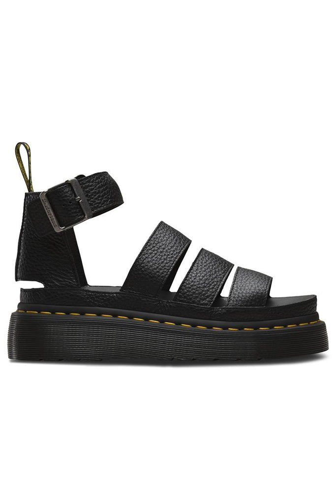 Dr Martens Clarissa II Quad Strap Sandal Black Milled Nappa