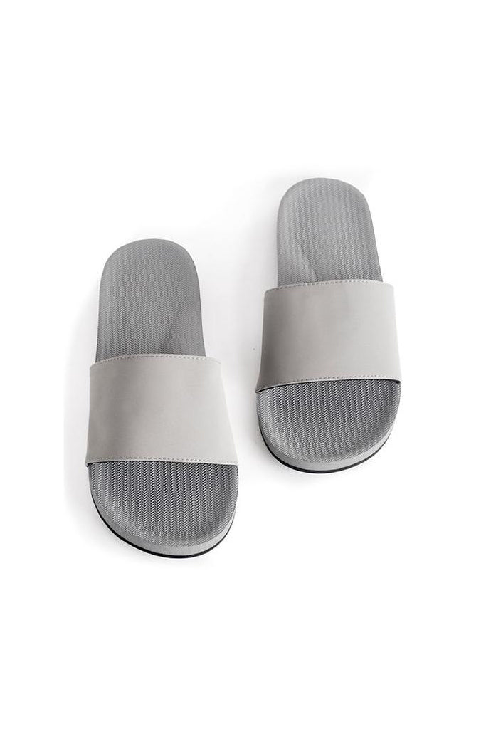 Indosole Mens Essentials Slide Granite